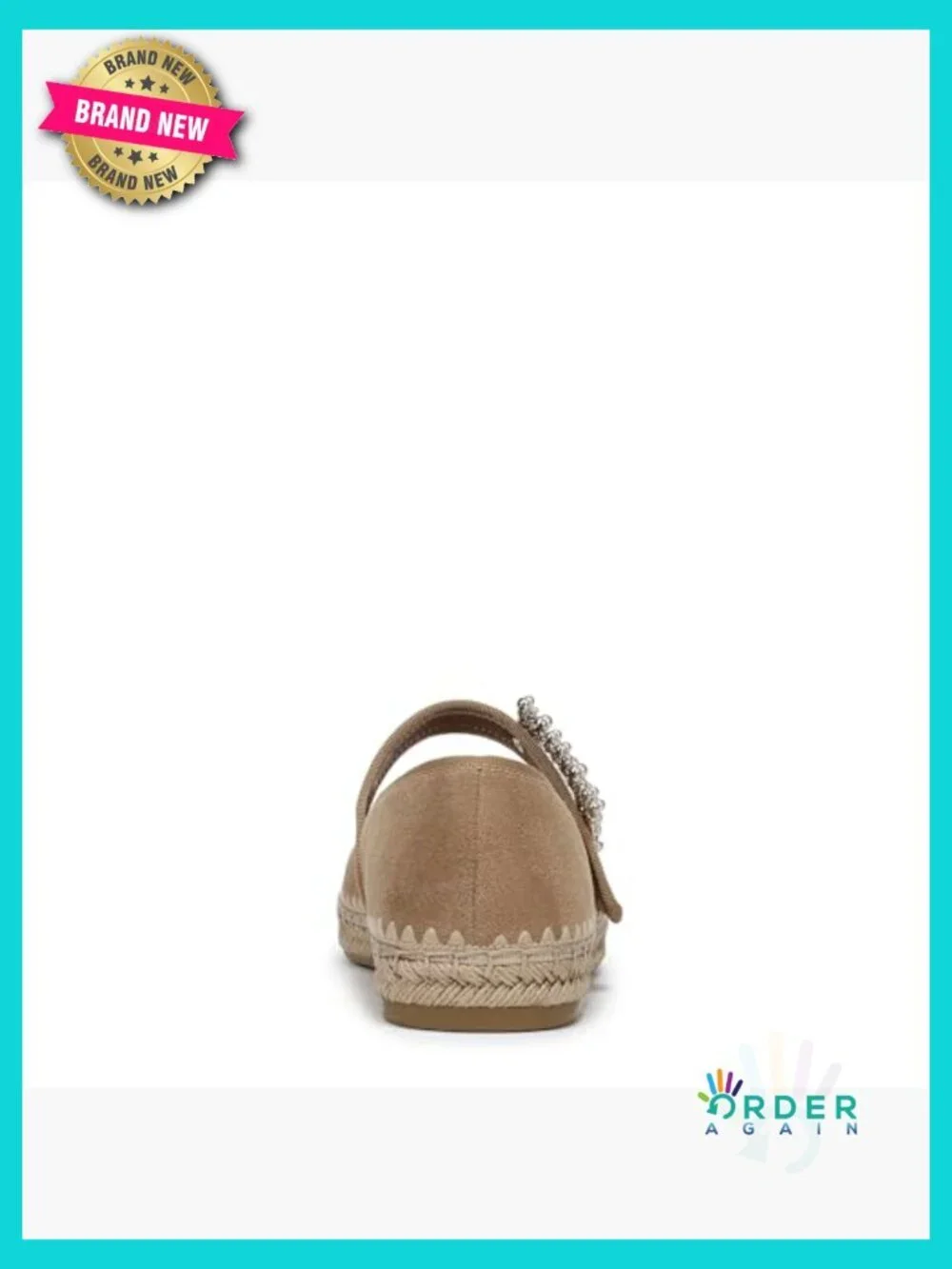 Espadrille Mary Jane Flats Suede Woven Jute Chunky Loafers Comfortable Hook and